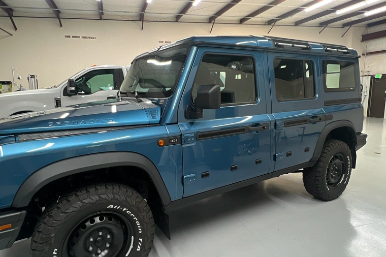 Window tinting process at Zenith PPF Gainesville GA